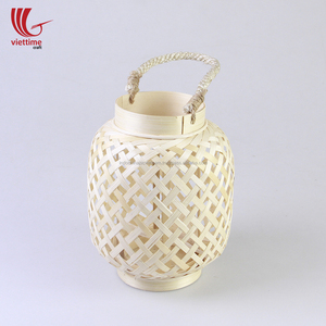 ตกแต่งทอผ้าเทียนไม้ไผ่โคมไฟขายส่งจากเวียดนาม - Product Image 1
