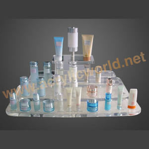 Présentoir de comptoir de produits cosmétiques de maquillage acrylique personnalisé OEM Chine usine présentoirs de bouteilles cosmétiques - Product Image 4