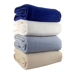 Wholesale Winter Heated Portable Striped Fleece <b>Throw</b> Blankets Knitted Wearable Disposable for Airplane Picnic Hotel 100% - Product Image 1