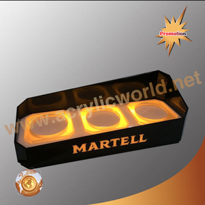 Fabricant personnalisé Présentoir glorificateur de bouteilles en acrylique LED/Présentoir à vin en acrylique LED/présentoir à vin - Product Image 3