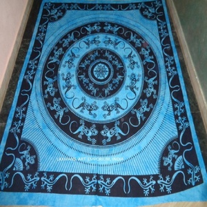 Nouvelle Chambre Décor Gecko Designs Imprimé Coton Draps De Lit/Tentures Murales Tapisserie En Gros De L'Inde - Product Image 4