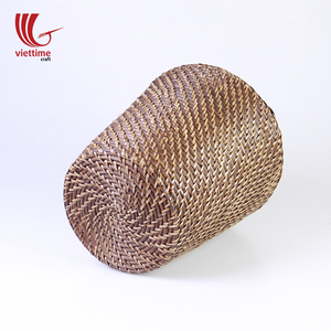 Cesta de Papel de Ratán Marrón/Cesta de Basura de Ratán - Product Image 5
