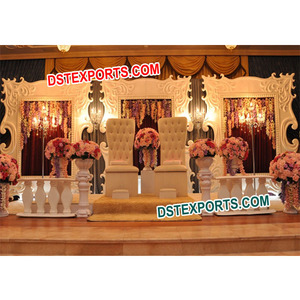 Pantalla de boda para escenario, hermoso escenario musulmán, decoración de escenario de boda de nuevo diseño - Product Image 1