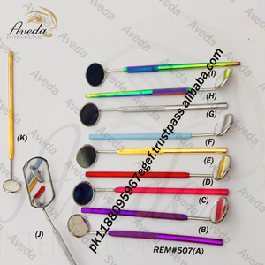 Pinzas de pestañas de Punta dorada profesional Pinzas de pestañas puntiagudas para pestañas de Pakistán - Product Image 3