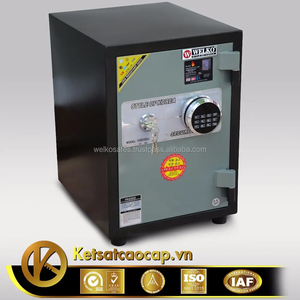 electronic lock LED Korea fireproof safe deposit box - 80S EK