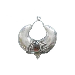 Boucle d'oreille en pierres précieuses de vente chaude | Boucle d'oreille en argent sterling léger en gros - Product Image 1
