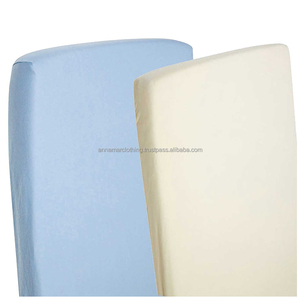 2018 Premium Quality Design Organic Cotton Muslin Crib Sheets with Private Label - Product Image 1