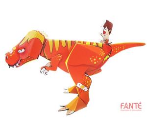 ของเล่นไดโนเสาร์กระดาษ 3 มิติ แบบประกอบเองจากเวียดนาม ผลิตภัณฑ์แฮนด์เมดสุดพิเศษไม่เหมือนใครจากเวียดนาม - Product Image 2