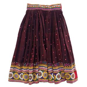 Venta al por mayor vintage hecho a mano de Bohemia tribal rabari falda raro mano gitana kutchi ghagra - Product Image 2