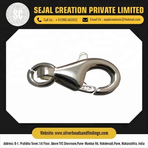 ลูกปัดหลวมโลหะเงิน B217สำหรับทำเครื่องประดับที่มีคุณภาพสูงการค้นพบโลหะ - Product Image 3