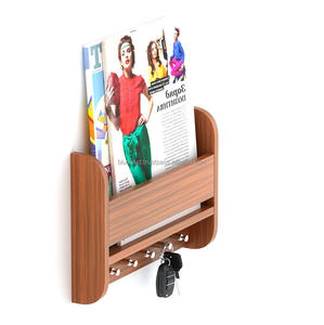 <b>Wall</b> <b>Key</b> Chain Holder <b>Rack</b> with Letter Organiser - Product Image 3