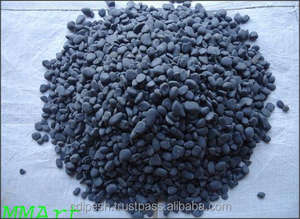 Pierres roulées de rivière MMArt, galets noirs naturels ronds et lisses en vrac pour l'utilisation en appartement - Product Image 2