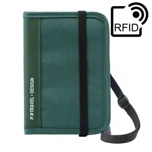 P.travel RFID Blocking Reise dokument Organizer Passi haber Reise brieftasche