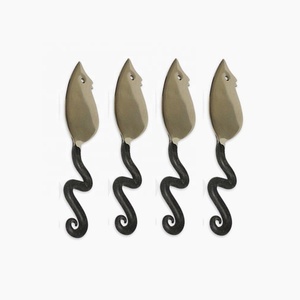 Xyj ensemble de souris à fromage + manche en Zig Zag noire Antique, couteaux de Table, outils et GADGETS à fromage finition brillante - Product Image 6