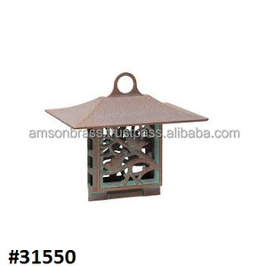 Linterna de cobre antiguo para pájaros, hogar/comedero para pájaros, superventas, comedero galvanizado para pájaros con forma de casa, alta calidad - Product Image 3