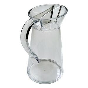 Grand pichet en plastique acrylique résistant à la rupture Capacité de 81 oz Écologique avec couvercle-JACK WORTH - Product Image 4