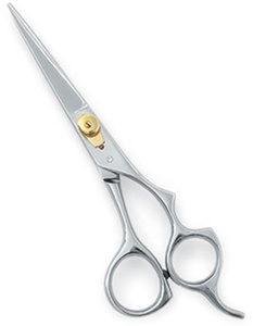 Professional Beauty <b>Barber</b> Hair Cutting Scissors <b>Set</b> Custom Finger Rest sharp Blade Salon Home Stainless Steel OEM 54-56 HRC - Product Image 2
