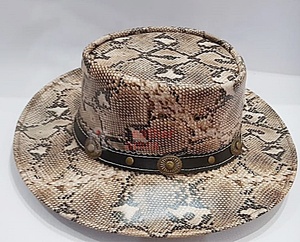 PU cuir Vintage Style femmes Cowgirl Cowboy chapeau classique Western Design imprimé motif pour voyage pêche aventures en plein air - Product Image 4