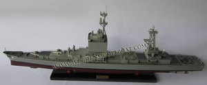 GIA NHIEN USS LONG BEACH BT0032P Elegante Modelo de Madera de Barco de Batalla, Accesorio de Juguete Inflable con Estilo para Decoración del Hogar - Product Image 3