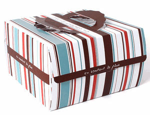 Personnalisé Conception Poignée Papier Boîtes Emballage pour Gâteau BOX0322018 BMP-PAPERBOX Alimentaire Emballage Accepter Offset Logo du Client CMJN - Product Image 4