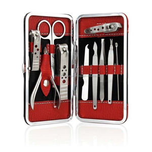 Kit de pédicure et manucure, ensemble de coupe-ongles professionnels, pour cuticules, outils de nettoyage des mains et des pieds, haute qualité, 10 pièces - Product Image 4