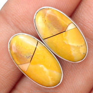 ต่างหู925สตั๊ดอัญมณี mookaite สำหรับผู้หญิงสวยมาใหม่2025 - Product Image 1