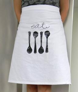 ผ้ากันเปื้อนคาดเอวผ้าสีฟ้าสำหรับเด็กผ้ากันเปื้อนสำหรับเสิร์ฟในร้านอาหารน่ารักพร้อมกระเป๋าใช้ซ้ำได้ - Product Image 6