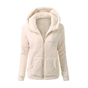 Veste d'hiver en molleton à capuche serré pour femme, courte, vêtement chaud, nouvelle collection - Product Image 1