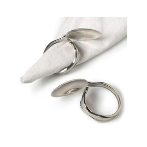 Le plus récent porte-anneau de serviette fini argent en métal de conception de fourchette pour la décoration de table de mariage et le décor de Table à la maison à un prix acceptable - Product Image 2