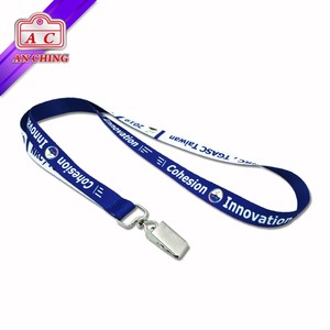 Factory Polyester Custom Printing Breakaway Woven <b>Lanyard</b> <b>for</b> Badge ID Holder & Accessories - Product Image 5