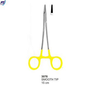 Portaagujas con T.C. Insertos ARRUGA CURVADOS 16 cm FS:3075 - Product Image 3