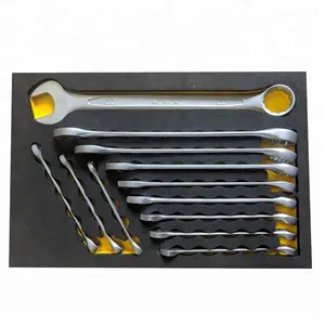 Nhà Máy Trực Tiếp Tùy Chỉnh 22Mm Kết Hợp Cờ Lê Thiết Lập <span class=keywords><strong>12</strong></span> <span class=keywords><strong>Pcs</strong></span> Thép Không Gỉ EVA Bọt Số Lượng Lớn Bán Trong; 26903 - Product Image 1