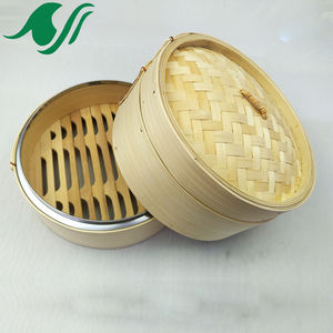 Utensilios de cocina de bambú natural, vaporizador de alimentos, 10 pulgadas - Product Image 6