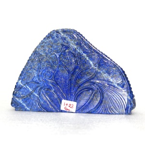 Hecho a mano, piedra preciosa natural religiosa, cristal, lapislázuli, Buda en reposo, estatua grabada de calidad superior, figurita de India - Product Image 4