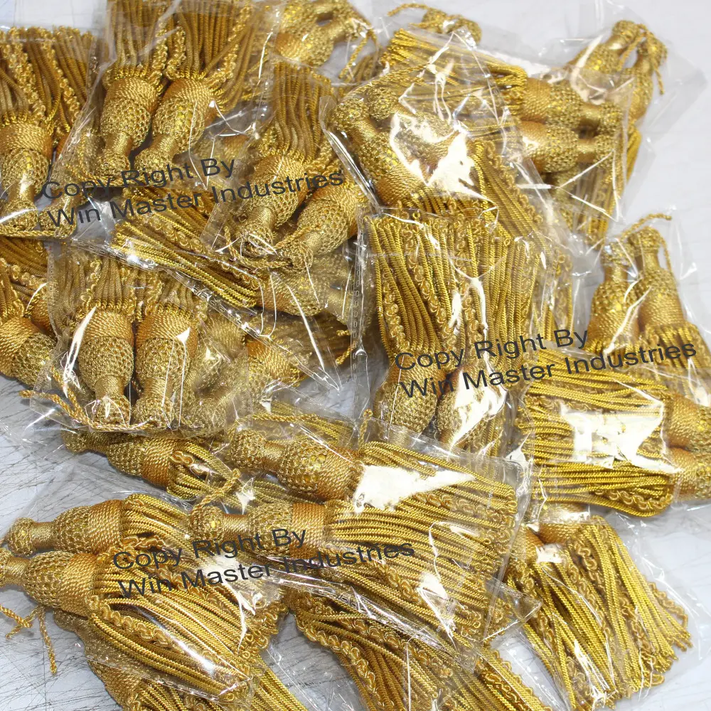 रूढ़िवादी स्वर्ण बुलियन तार tassels
