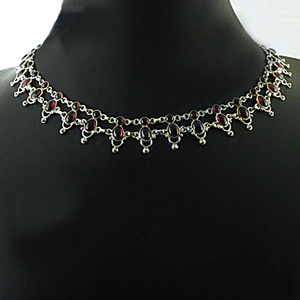 โกเมนภารโรงสไตล์คลาสสิก925จี้หินนำโชคสร้อยคอรูปทิวทัศน์เงินสเตอร์ลิงสร้อยคอเหมาะสำหรับงานแต่งงานของขวัญแฟชั่นสำหรับผู้หญิง - Product Image 1