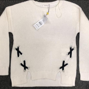 Pull-over de marque pour femme, étiquettes de haute qualité, col rond, Slim, décontracté, Design, d'hiver, lot de 9 pièces - Product Image 4