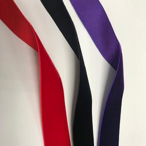 ริบบิ้นกำมะหยี่หน้าเดียวหรูหราผ้าไนล่อนเนื้อนุ่มลายทึบสำหรับเครื่องประดับเสื้อผ้า - Product Image 1