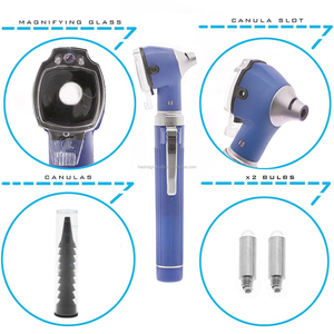 Mini Pocket Otoscope Battery Powered Fiber Optic Medical Examination with LED for <b>Ear</b> <b>Scope</b> Steel & Plastic - Product Image 6