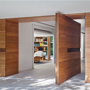 Nieuwe Eenvoudige Teak Houten Deur Ontwerpen Belangrijkste Fancy Massief Houten Deur Foto - Product Image 2