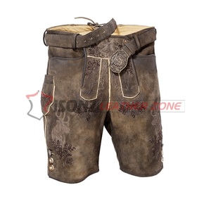 Dernière Tendance Léger Allemand Bavarois Oktoberfest Trachten Lederhosen Plus Size Anti-Rides Respirant Design Brodé - Product Image 1
