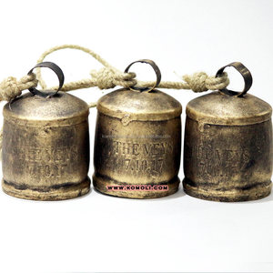 Custom Design Engraved <b>Garden</b> Party Decoration Wholesale Indian Cow Bells - Product Image 5