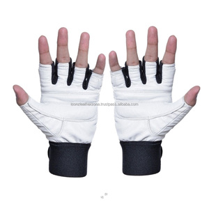 Premium Leather <b>Fitness</b> <b>Gloves</b> for Weight Lifting Key Features Comfortable Durable Stylish - Product Image 2