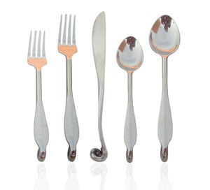 Ensemble de couverts forgés à la main avec poignée design pour la maison, cuisine, salle à manger, couverts en métal en acier inoxydable faits à la main - Product Image 2