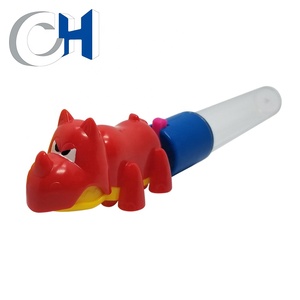 Hot Sale Cute Colored Plastic PP animal Rhino candy toy - Product Image 4