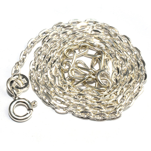 ดูดีรูปร่างโซ่ธรรมดาเงิน925เงินสเตอร์ลิงโซ่925 - Product Image 2