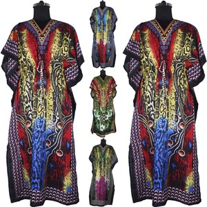2025 árabe Abaya Dubai vestido largo Kaftan con largo sin mangas elegante bloque de mano impreso Kaftan hecho a mano caftán indio hecho a mano Abaya - Product Image 1