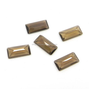 14x7มม. ควอตซ์แปดเหลี่ยมตัดหมอก2.86 CTS อัญมณีสีน้ำตาลหลวมสำหรับเครื่องประดับหินธรรมชาติ - Product Image 2