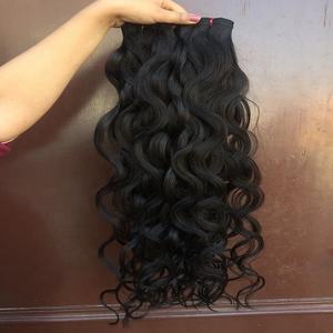 Vente en gros de cheveux ondulés couleur naturelle du sud de l'Inde Paquet de cheveux en dentelle avant bruts non traités vietnamiens Remy vierges indiens - Product Image 6