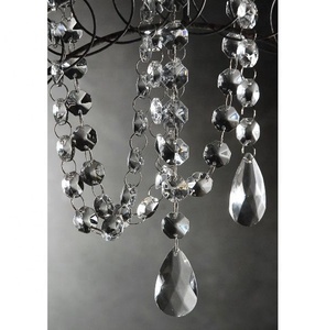 Guirlande de cristal pour mariage, chaînes de perles, décoration de banquet, toile de fond, chaînes faites à la main - Product Image 5